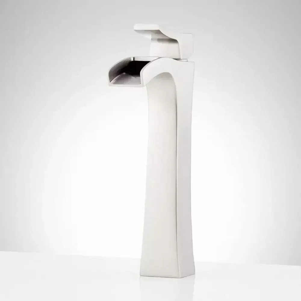 Signature Hardware Vilamonte Waterfall Vessel Faucet - SHWSCVL105LBN